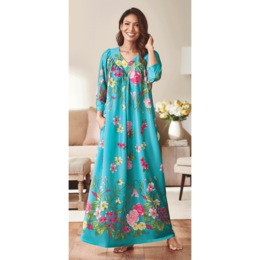 Border Print Long Lounger, , large