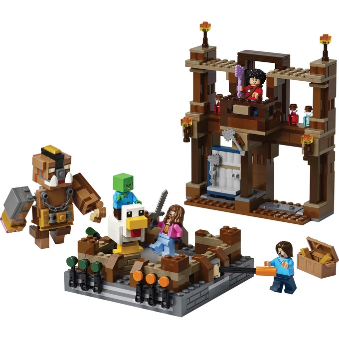 LEGO Minecraft Woodland Mansion Fighting Ring, Brown, large
