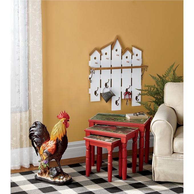 Birdhouse Wall Rack, , large