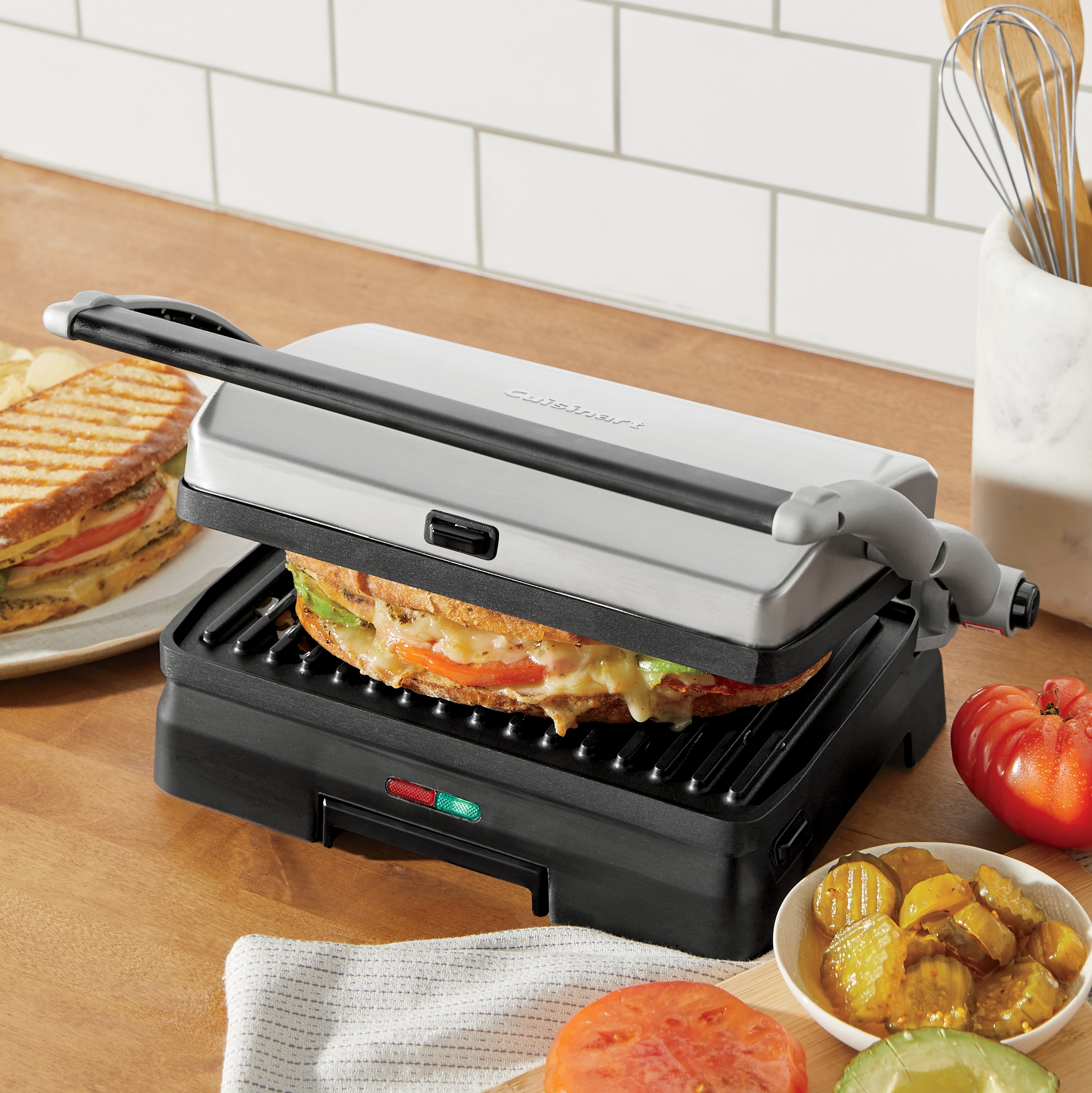 panini griddler cuisinart