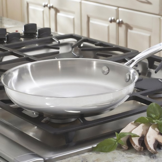 Chef's Classic Stainless 10" Skillet, , large