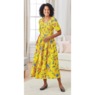 Smocked-Waist Dress, , large