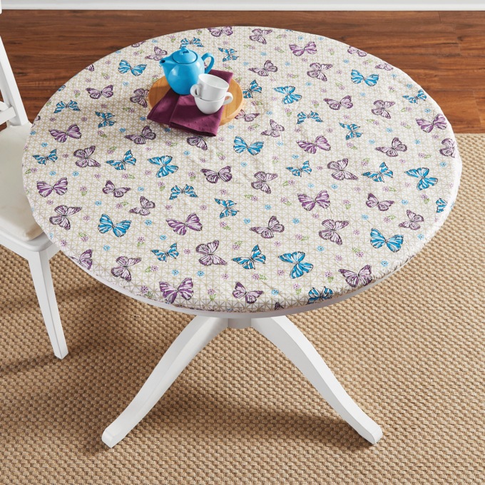 Indoor/Outdoor Fitted Tablecloths, , large