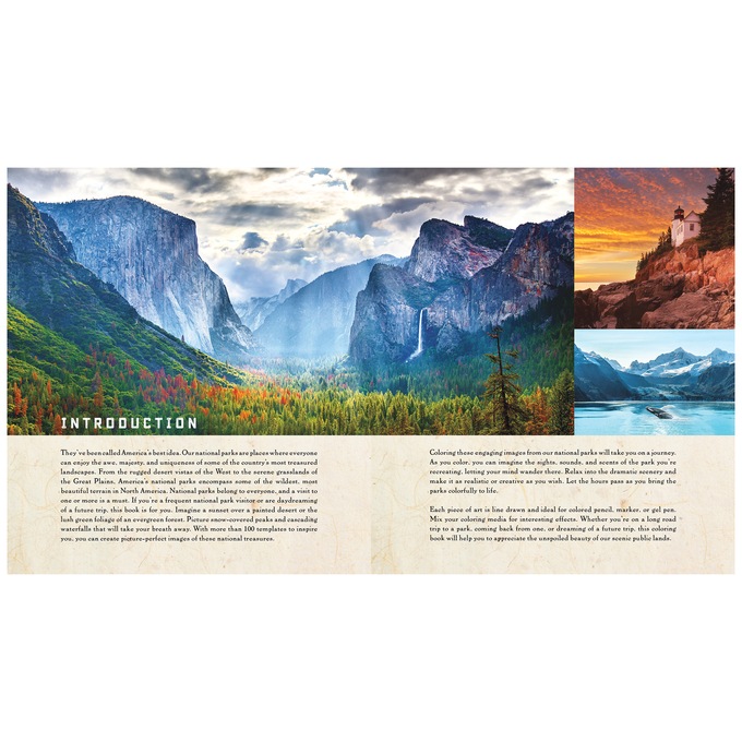 National Park Coloring Book, , large
