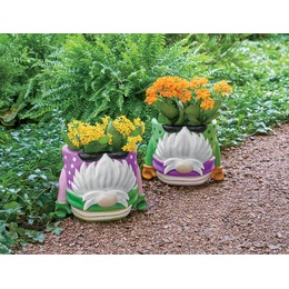 Handstand Gnome Planter, , large