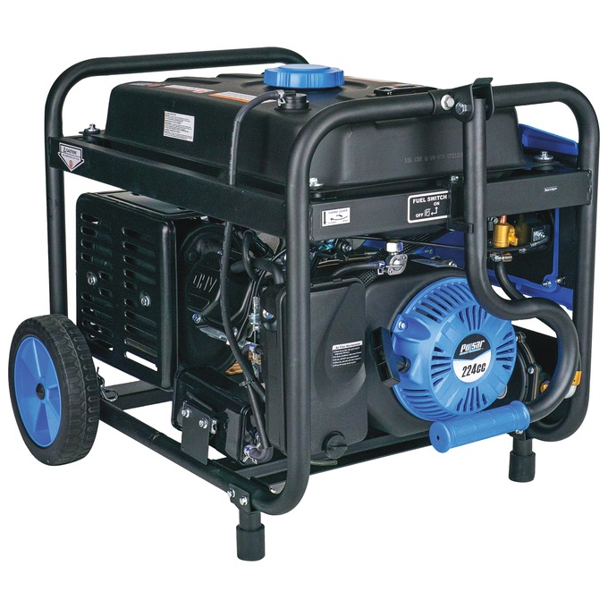 Pulsar 5250W/4250W Dual-Fuel Generator, Blue, large