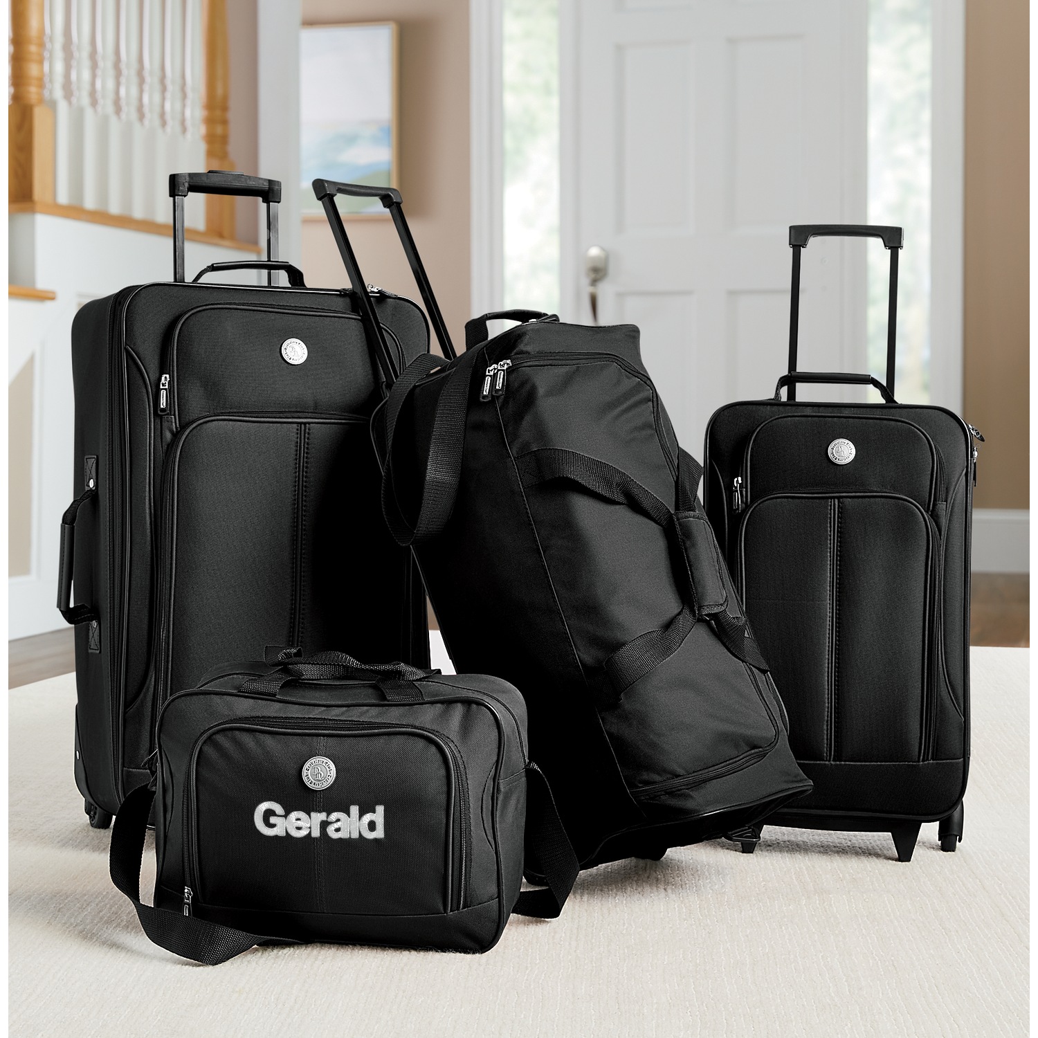 Travelers Club 4-Piece Travel Luggage Set | Montgomery Ward