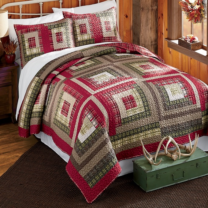 Log Cabin Quilt Montgomery Ward