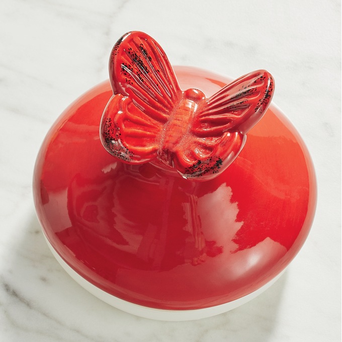 4-Piece Floral Butterfly Canister Set, , large