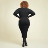 Dannie Keyhole Sweater Dress, , large
