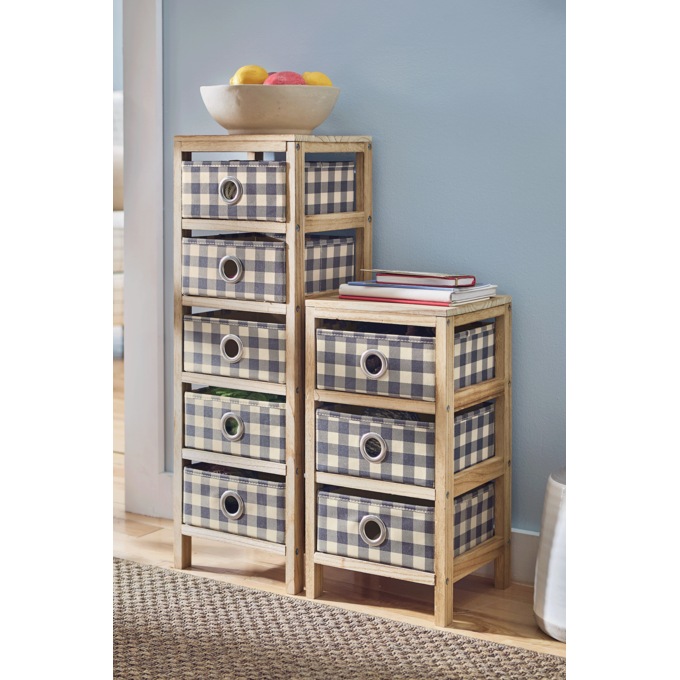 Chase 3-Drawer Basket Storage, Natural, large
