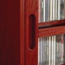 Merrick Sliding-Door Media Cabinet, Cherry, large