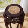 Hand-Carved Genuine Marble Tall Plant Stand, , large