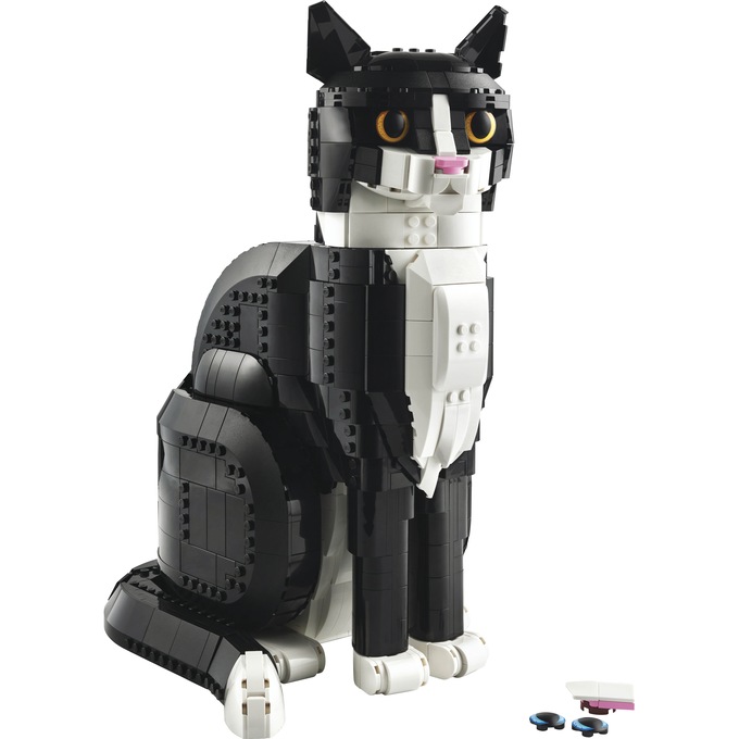 LEGO Ideas Tuxedo Cat, Black, large