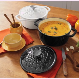 3-Quart Seasonal Enameled Cast Iron Dutch Oven, , large