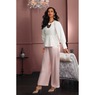 Satin Wide-Leg Pant, , large