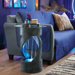 Stone Twist Fountain Table, , large
