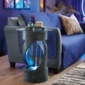 Stone Twist Fountain Table, Blue, large