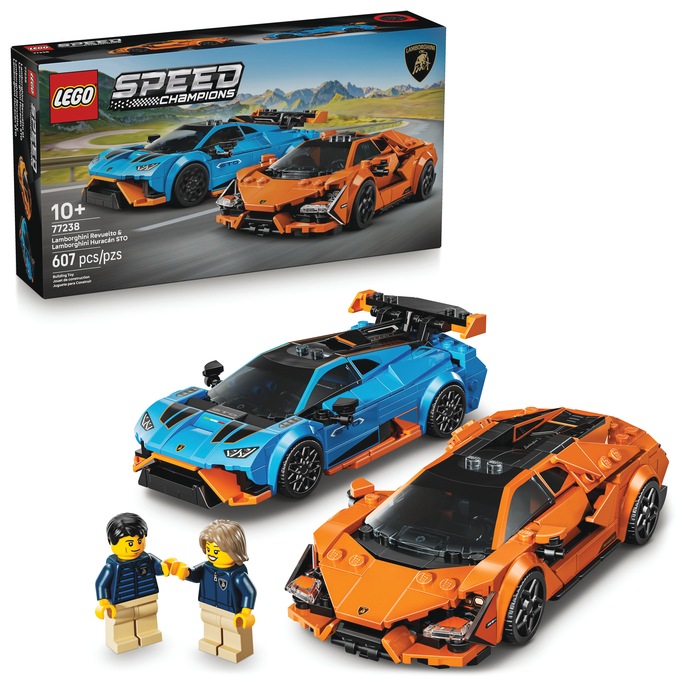 LEGO Speed Champions Lamborghini Revuelto & Hurac&aacute;n STO, Multi, large