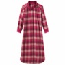 Flannel Zip-Front Lounger, , large