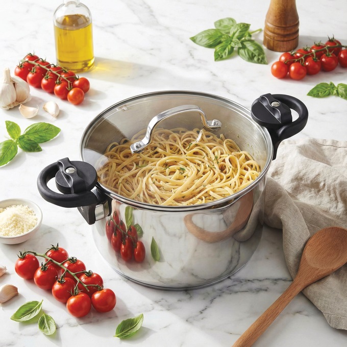 Gotham Steel 5-Quart Pasta Pot, , large