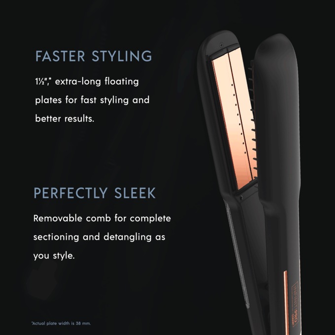 InfinitiPro Steam Hair Straightener, , large