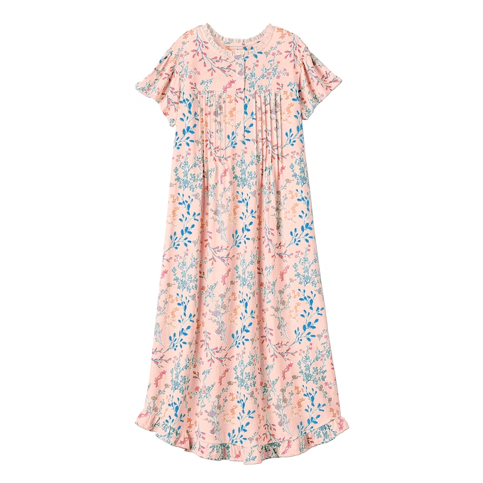 Knit Gown With Embroidery, , large