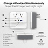 Bell+Howell Light Surge Protector, White, large