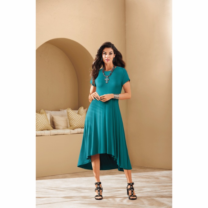 Gigi High Low Swing Dress Montgomery Ward