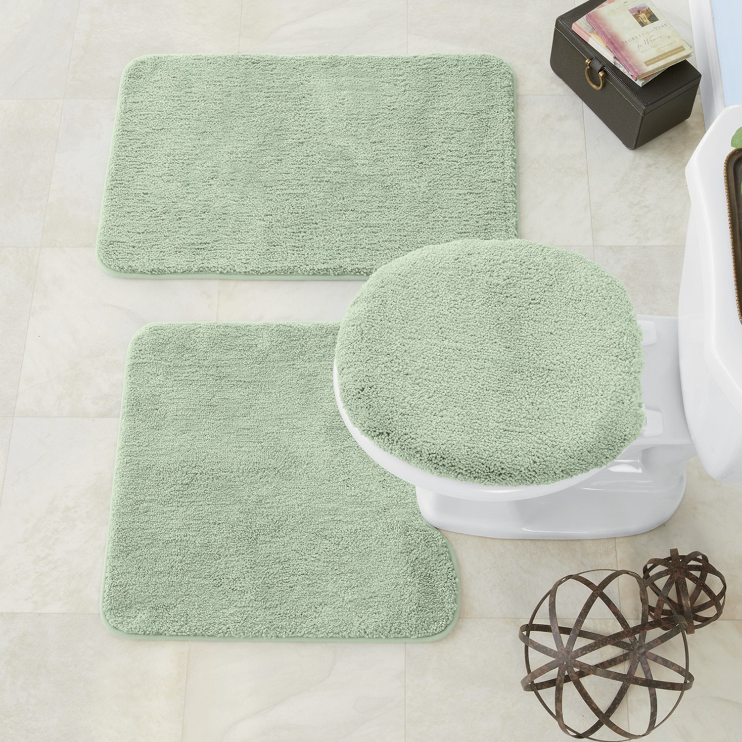 Mayfair 3 Piece Bath Mat Set Montgomery Ward