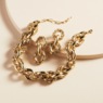 Link/Crystal Necklace & Earring Set, , large