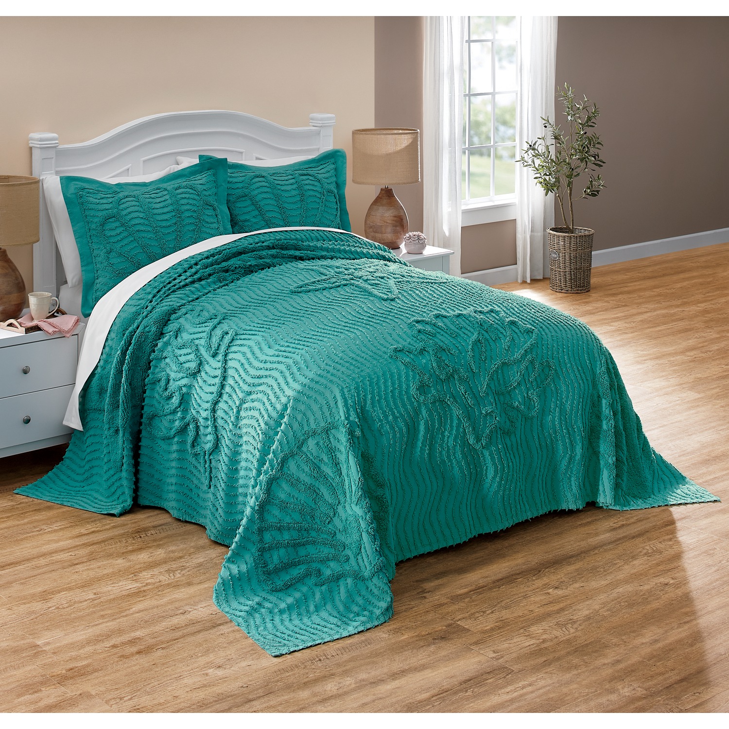 Coastal Chenille Bedspread Montgomery Ward