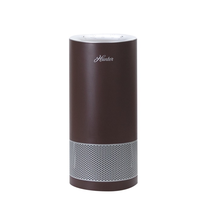Hunter HP450 HEPA/UVC Tower Air Purifier, Bronze Silver, large