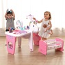 23-Piece Nursery Station with Crib, Pink, large
