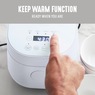 Greenlife 4-Cup Rice and Grains Cooker, White, large