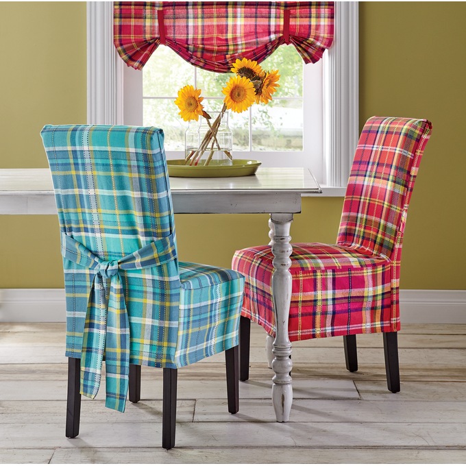 Madras Dining Chair Cover