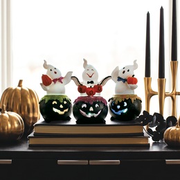 Ghost in Lit Cauldron Figurine, , large