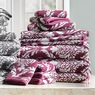 Serene Fleur De Lis 12-Piece Towel Set, , large
