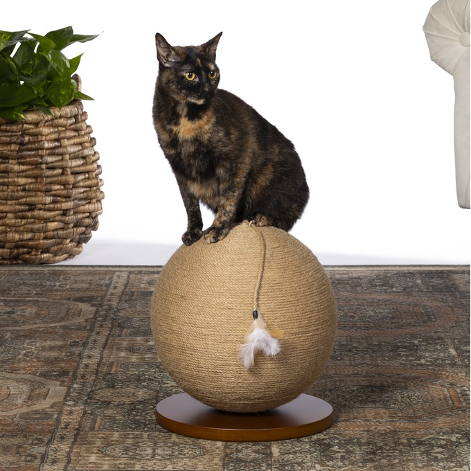 Kitty Power Paws Sphere Scratching Post, , large