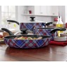 Ginny&#39;s 5-Piece Patterned Aluminum Cookware Set, , large