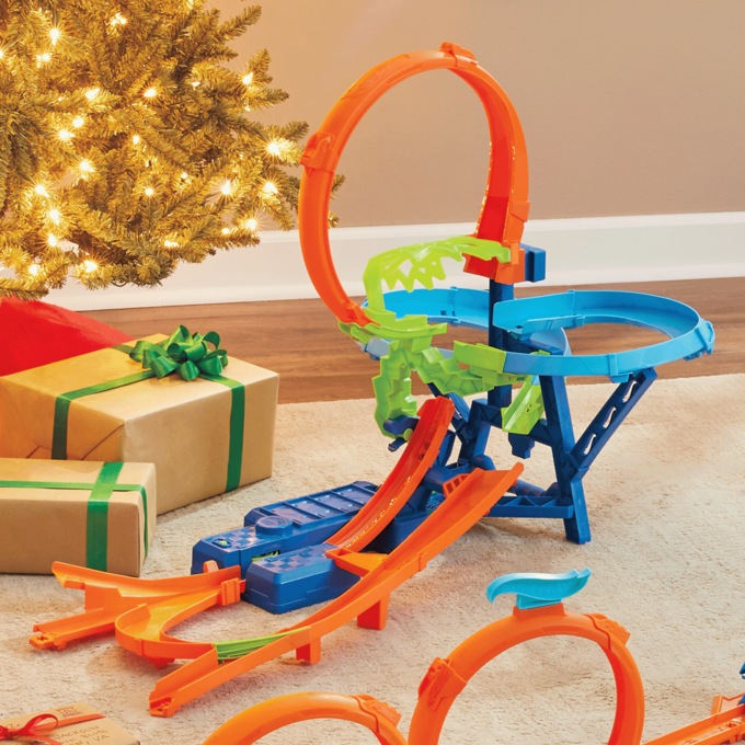 Hot Wheels Stunt Tracks Mid-Air Crash, , large