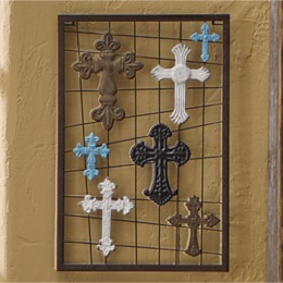 Metal Crosses Wall Art, , large