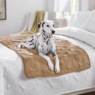 Faux-Suede Waterproof Bed Protector for Pets, , large