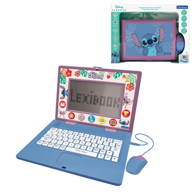 Personalized 6.7" Bilingual Activity Laptop, , large
