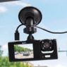 Dual-Channel Dash Cam with Front/Back Recording, Black, large