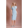 Eyelet Sheath Dress, , large