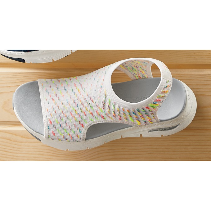 Skechers Women&#39;s Arch Fit Catchy Wave Sandal, , large