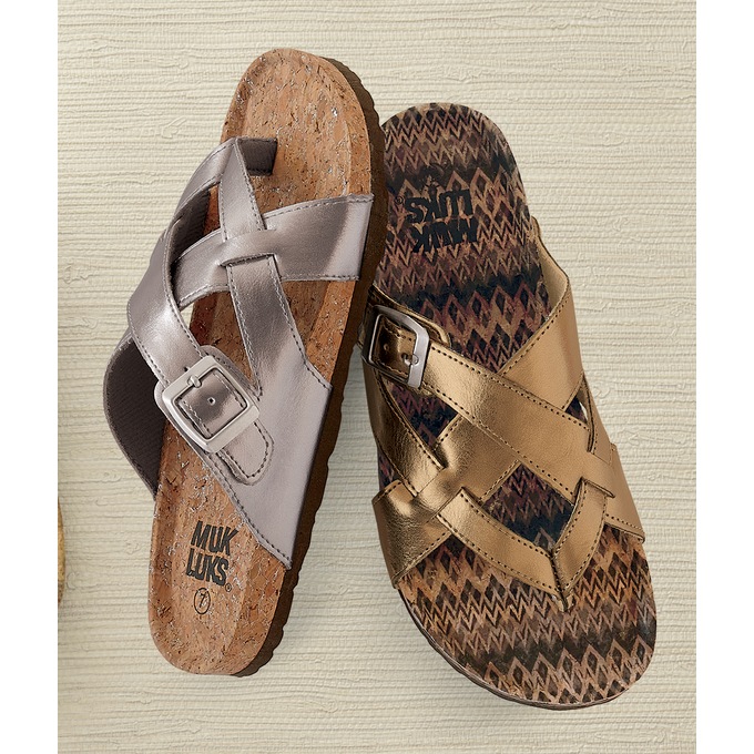 MUK LUKS® Shayna Terra Turf Sandal, , large