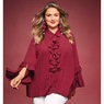 Iris Ruffle Blouse, , large