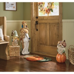 Set of 3 Large Lit Harvest Gnomes, , large